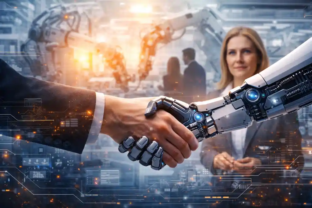 Erfolg durch hybride Teams, Mensch-Roboter-Kollaboration aus der Führungsperspektive