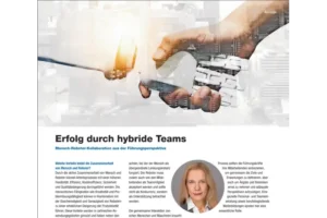 Erfolg durch hybride Teams Kontakt und Information Dr. Sylke Piéch Deutsches Forschungszentrum für Künstliche Intelligenz, DFKI Alt-Moabit 91 C 10559 Berlin E-Mail: Sylke.Piech@dfki.de Zur Autorin Dr. Sylke Piéch ist Senior Research Manager am Deutschen Forschungszentrum für Künstliche Intelligenz, DFKI und Leiterin der Akademie für Leadership und Digitaltransfer, ADi. Zuvor war sie langjährig als Direktorin des Instituts für Leader- ship und Human Resources Management an der Internationalen Akademie Berlin, gegründet an der Freien Universität Berlin, tätig. Als Expertin für Künstliche Intelligenz im Kontext von Leadership, Arbeit und Bildung beschäftigt sie sich mit den Themen: Führungskräfte- und Teamentwicklung, Digitalethik, Mensch-Maschine-Kollaboration sowie Talentmanagement in Zeiten des digitalen Wandels. Mensch-Roboter-Kollaboration aus der Führungsperspektive