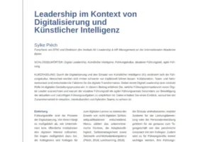 Leadership im Kontext von Digitalisierung und Künstlicher Intelligenz