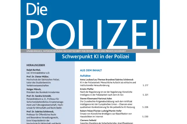 Die Polizei Artikel KI
